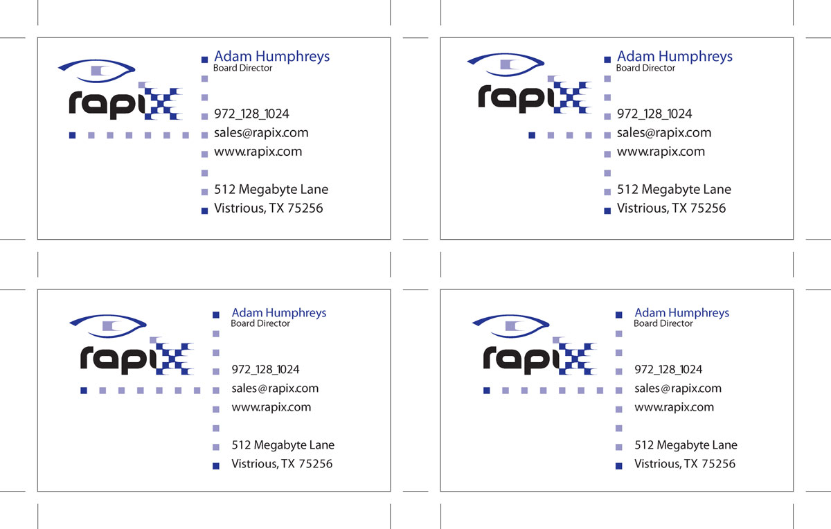 Project 2: Business Cards